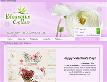 Tablet Screenshot of blossomscellar.com